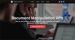 Desktop Screenshot of groupdocs.com